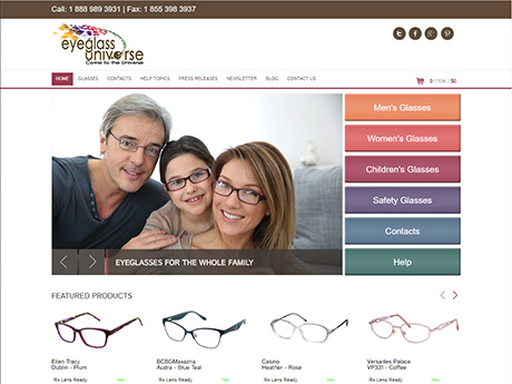 Eyeglass Universe home page