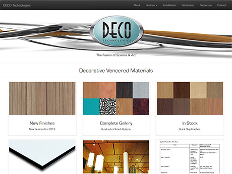 DECO Technologies, Inc. home page