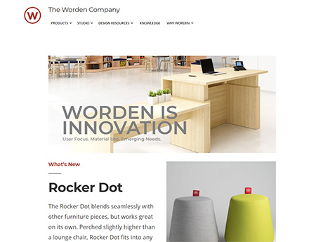 Worden Company home page